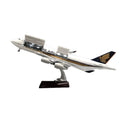 47cm Diecast 1:160 Scale Airplanes B747 Singapore Airways Resin Plane Model Kit Opened Hatch Door With LED Aviation Hobbies Toy