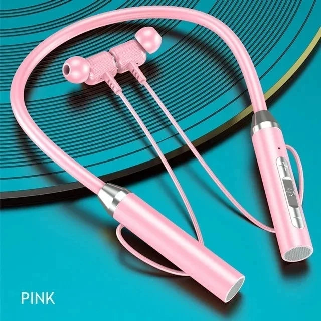 Wireless Headphones Bluetooth Neckband Magnetic Earphones Sport Running TWS Earbuds Waterproof Bluetooth 5.2 Headset With Mic
