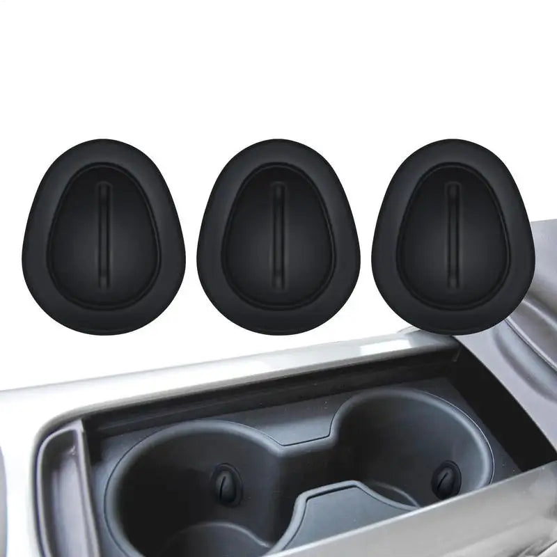 Universal Car Cup Holder Insert Limiter Slot Slip Limit Clip Elastic Silica Gel Anti Shake Fixed Bottle Glass Cup Drink Holders