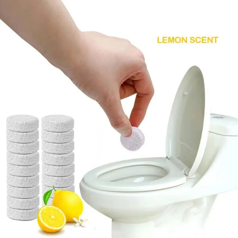 5/10/20Pcs Multifunctional Effervescent Cleaner Toilet Kitchen Cleaning Tablets Car Window Cleaner Home Cleaning Accessories