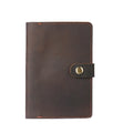 Cow Leather Journal Cover for Field Notes Portable Refillable Notepad with Pen Holder Pocket Notebooks Fits 3.5'' X 5.5'' Diary