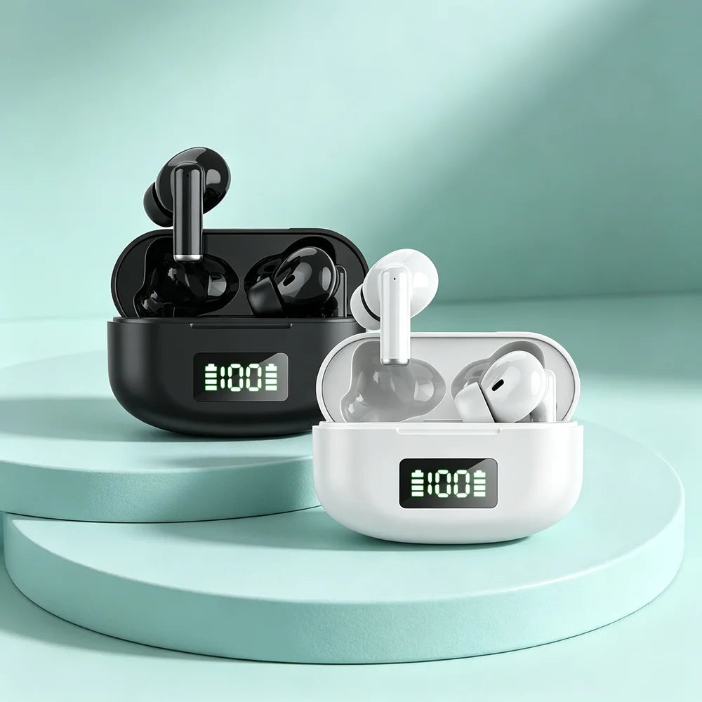 Wireless Earphones Earphones Bluetooth Wireless Deep-bass Bluetooth Earphones Enhance The Rhythm for Electronic and Hip-hop Fans