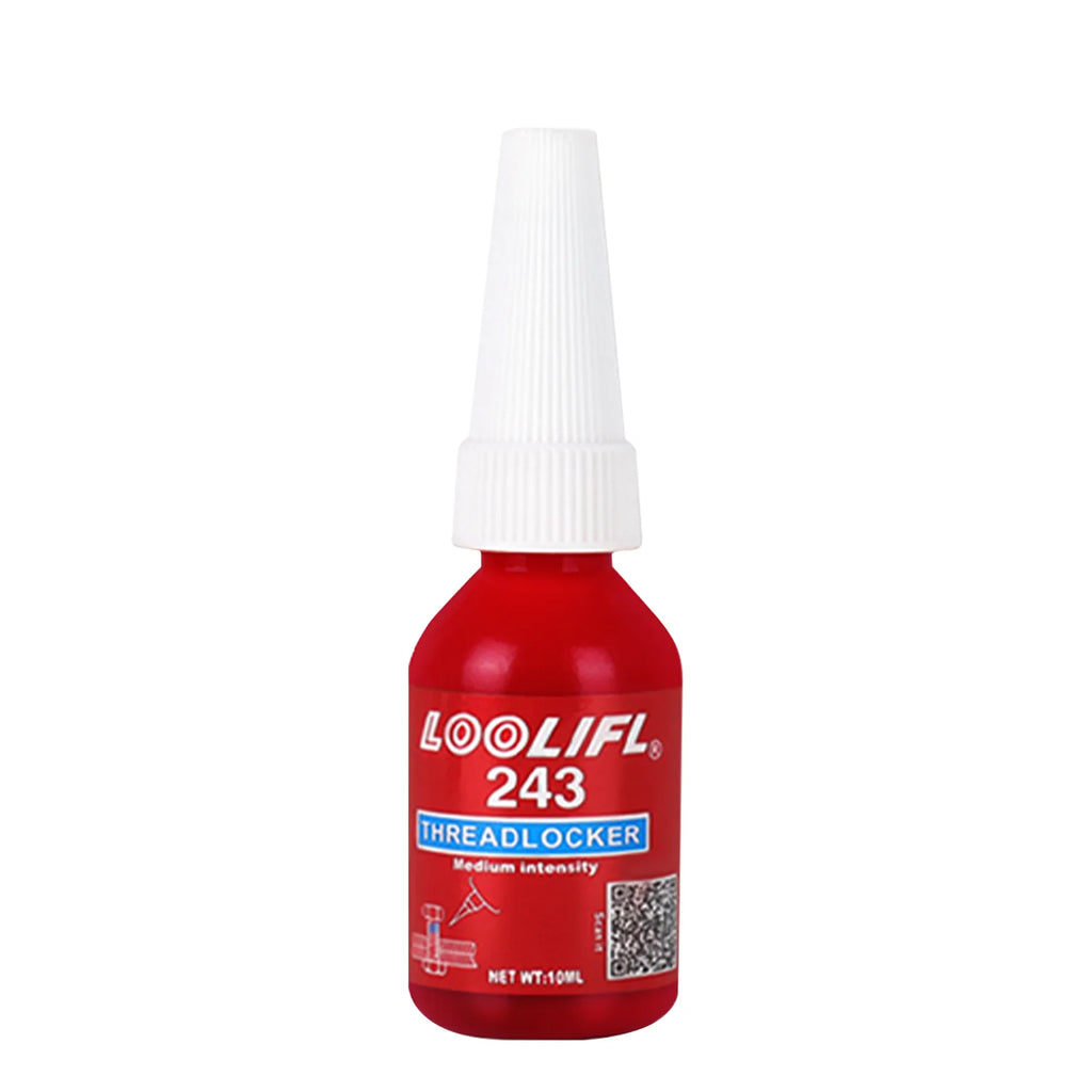 High Strength 271 Thread Locker Adhesive Anti Vibration Anti Impact Screw Lock Glue Heat Resistant Metal Bolt Nut Fastening 10ml