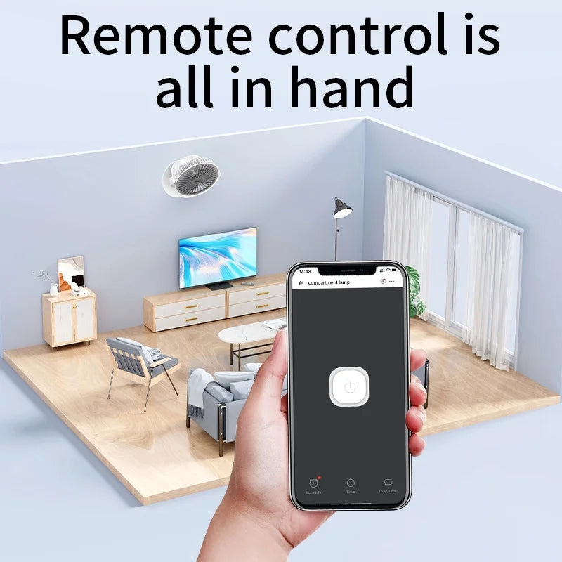 WiFi eWeLink Smart switch Timer switch circuit breaker support RF2.4G remote control works with ALexar Google home vioce control
