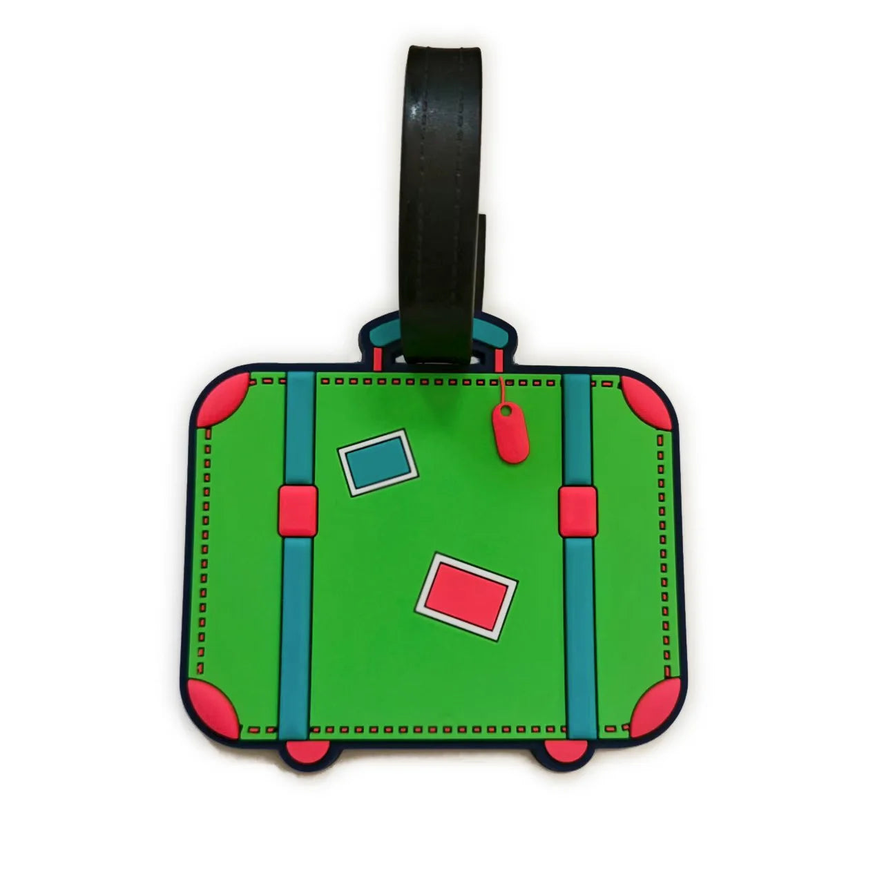 New Creative PVC Luggage Tags Suitcase Tag Cartoon Cute Luggage Tags Checked in Tags Anti Loss Tag Holiday Travel Accessories