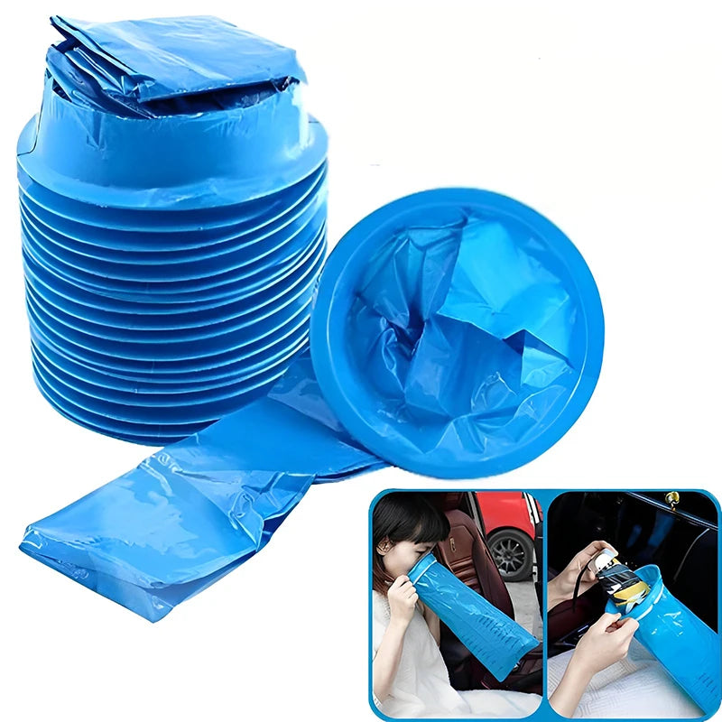 5/10/15/20PCS Airplane Boat Vomit Bag Car Multifunctional Portable Bag Travel Anti Vomit Emergency Disposal Kit Disposable