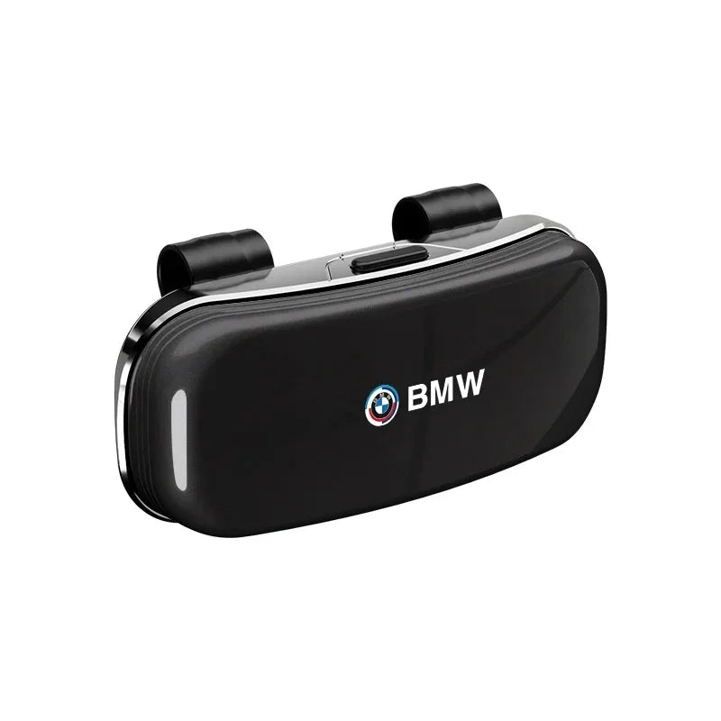 Car Visor Glasses Box Auto Sunglasses Storage Case Accessories For BMW G80 G06 G07 G42 G14 G15 G16 F82 F20 F21 F83 M2 / Stickers