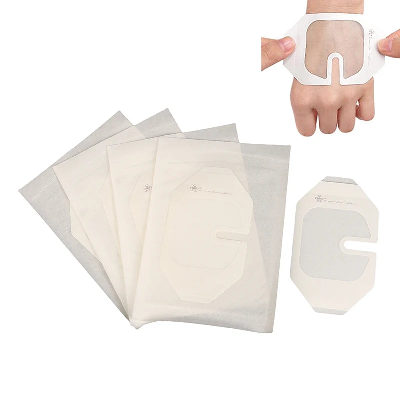 5PCS 6X7cm PU Transparent Film Dressing Waterproof Wound Bandage Adhesive Patches Post Surgical Shower Or IV Shield Tattoo