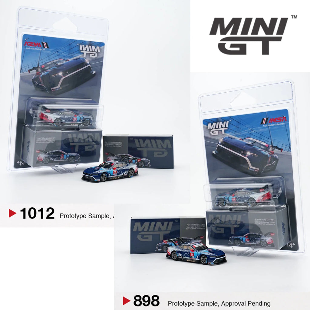 MINIGT 1:64 Ford Mustang GT3 #65 Ford Multimatic Motorsports 2024 MGT01012-CH Alloy Toys Motor Vehicle Diecast Metal Model