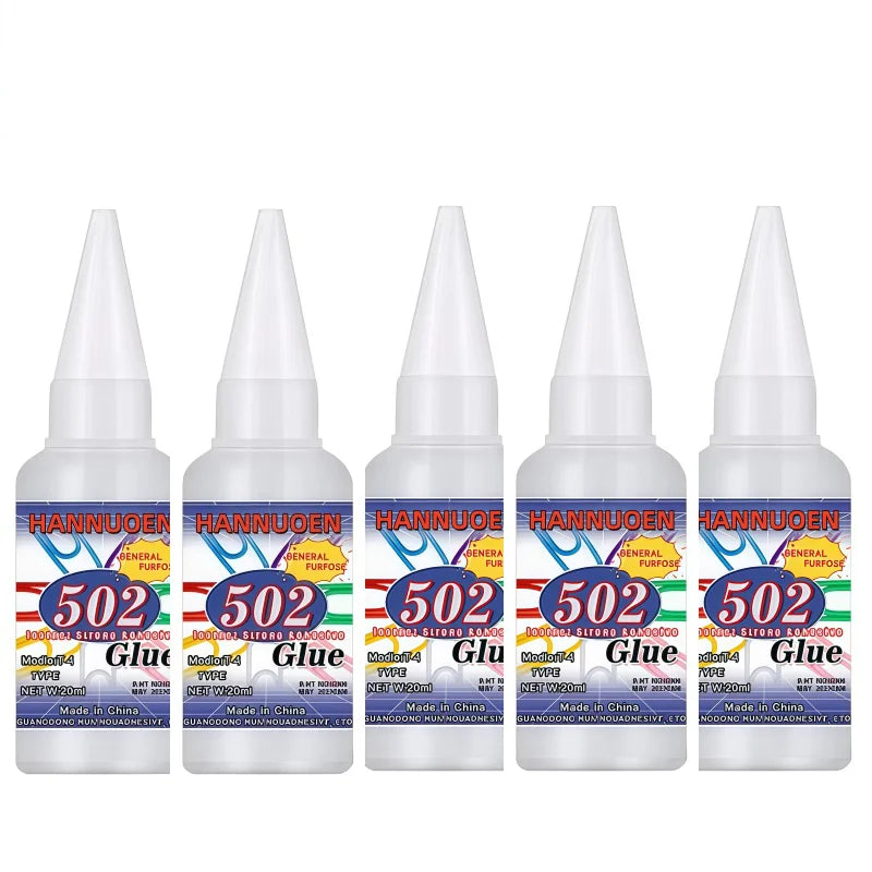 Super Instant glue Adhesive Leather Rubber Wood Metal Liquid Tool Stationery Gel Strong Glue With Precision Distributor