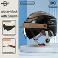 MOWK Motorcycle Helmet Summer Breathable Men Women Electric Jet Scooter Half Helmet Large Sunroof Open Face Moto MTB Bike Helmet