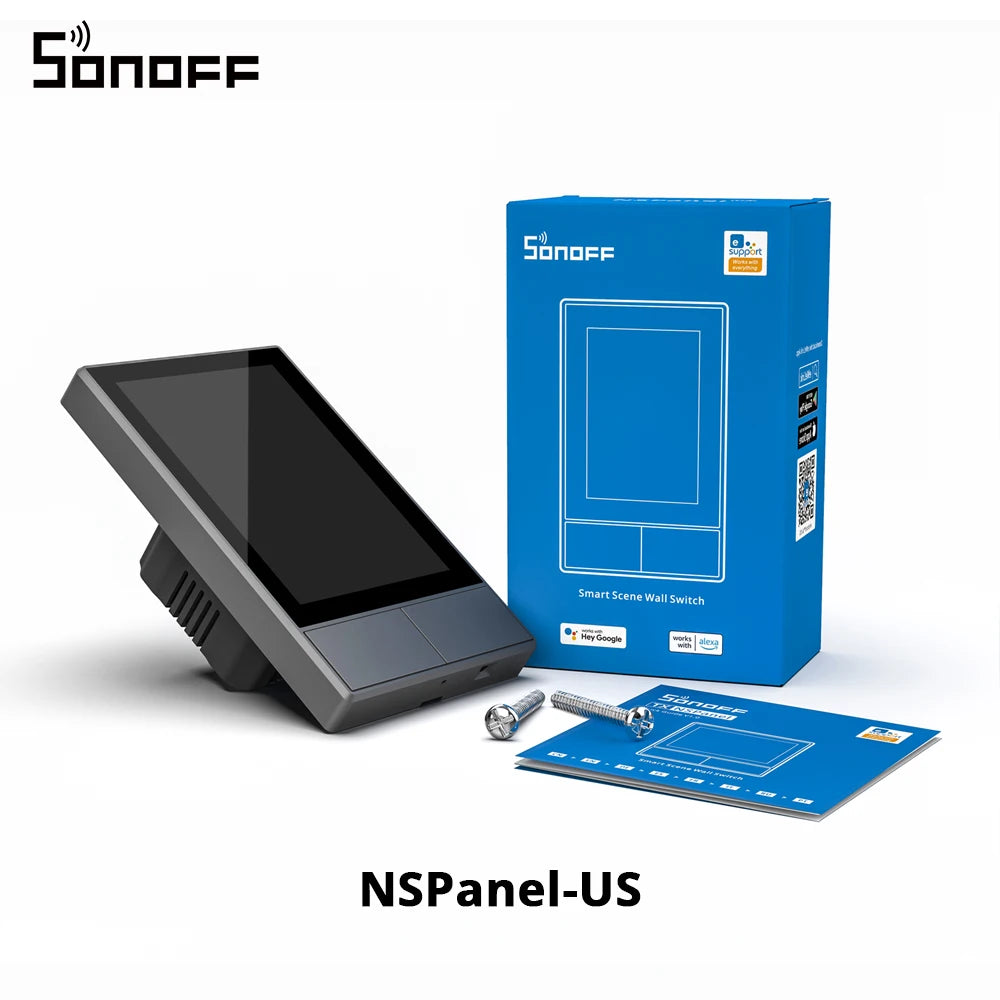 SONOFF NSPanel Smart Scene Wall Switch EU/US Integrated HMI Panel Home Automation Thermostat Smart HomeWorks with Alexa Alice