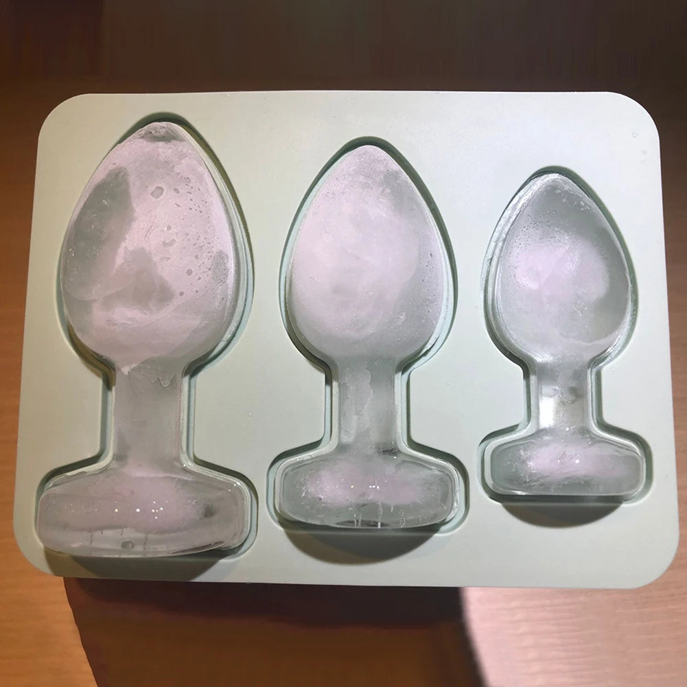 Silicone Prank Ice Cube Mold Tray Fun Shape Ice Cube Molds Novelty Ice Cube Trays for Ice Chilling Whiskey Cocktails
