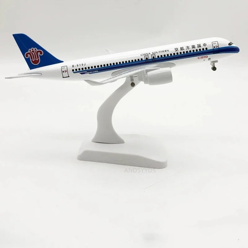 Souvenir Toy Planes 20cm scale Aircraft Series C919 Air China Airways Alloy Adults Fun Metal Miniature Airplane Diecast Model