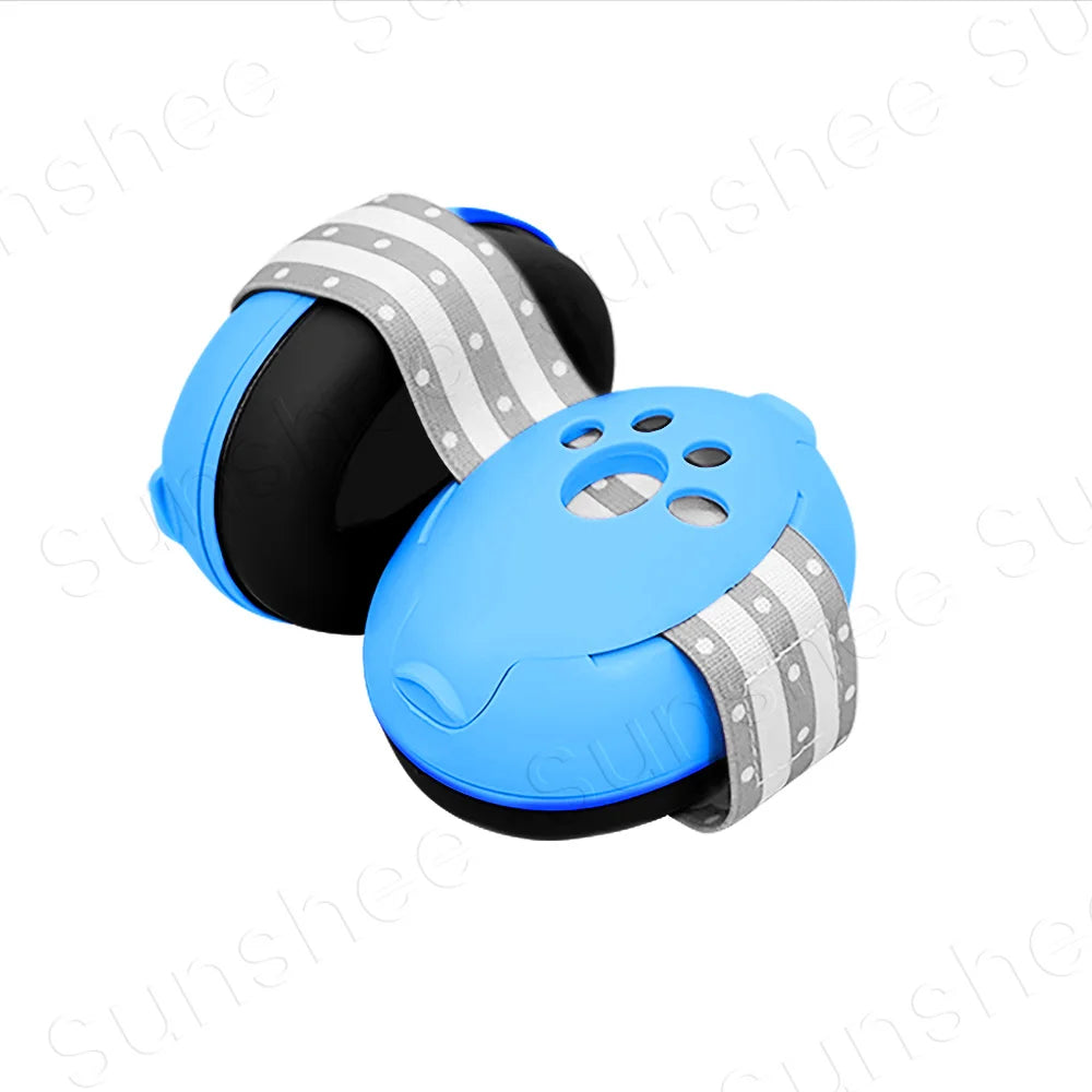Ear Muffs for Infants with Elastic Headband, Baby Earmuffs Ideal for Flights, Baby Ear Noise Reduction Earmuffs - Baby Headphone