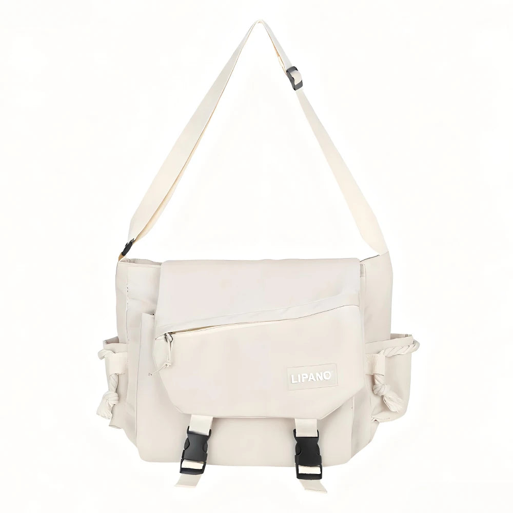 Popular Shoulder Bag Large Capacity Crossbody Bag Retro Workwear Postman Bags for Girls Nylon Handbags Fashion Casual