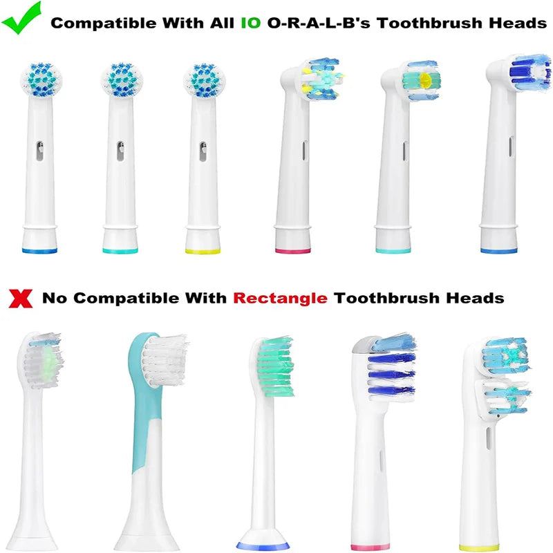 6Pcs Electric Toothbrush Head Cover for Braun Oral B TravelPortable Toothbrush Head Cover Electric Toothbrush Head Protector Cap