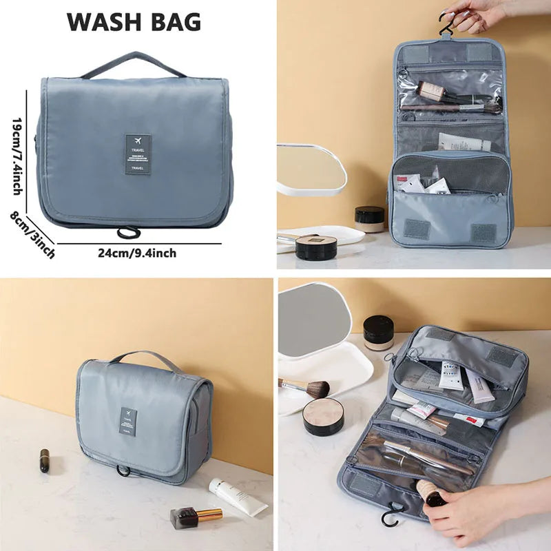 Dormitory Student Multi-Compartment Travel Storage Set Packing Cubes Organizer Bag for Clothes Toiletries Shoes Clothing