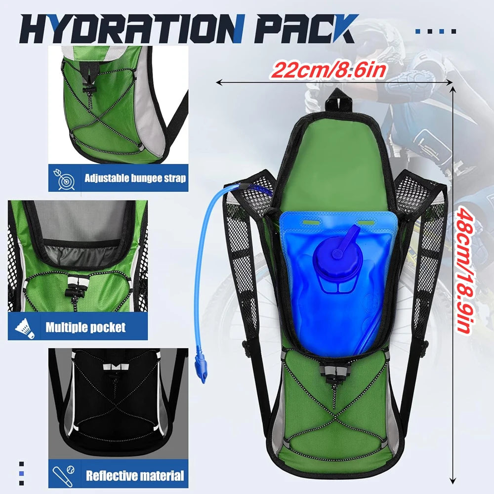  1PCS Hydration Backpack Pack, Hiking Backpack Rucksack Backpack Bladder Bag Cycling Bicycle Bike/Hiking Climbing Pouch
