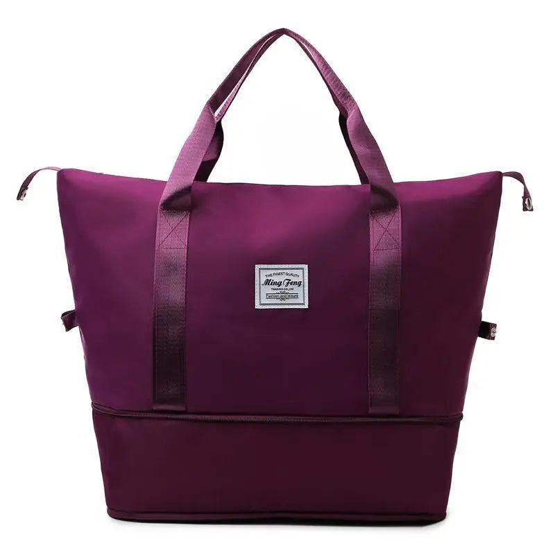 C 1Pcs Luggage Organizer Bag Handbag Large Capacity Expanding Travel Bags Waterproof Portable Travel Clothes Storage Bag