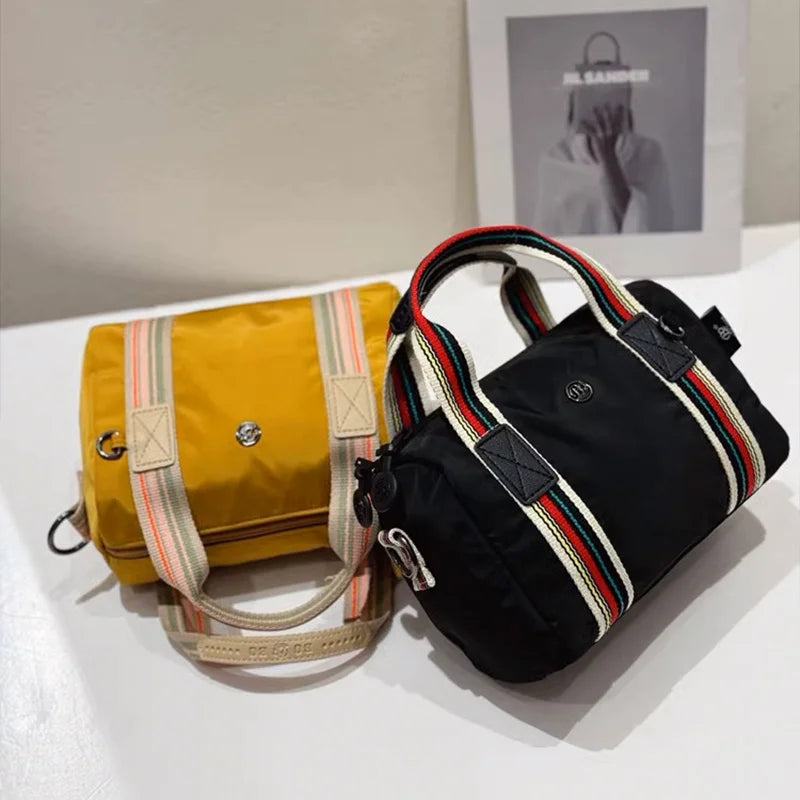 Women's Fashion Crossbody Bag, Nylon Material Small Handbag Fabric Bag, Large Capacity Messenger Bag.
