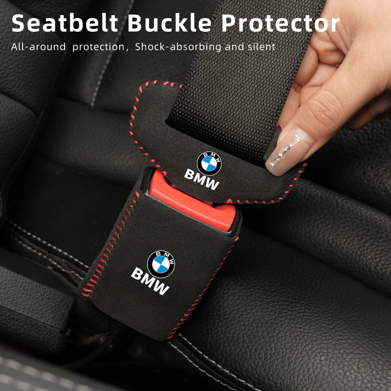 2PCS Car Seatbelt Protector Auto protective cover pad For BMW X1 X2 X3 X5 X4 X6 X7 G30 G20 G32 G11 G12 F40 F30 F20 F10