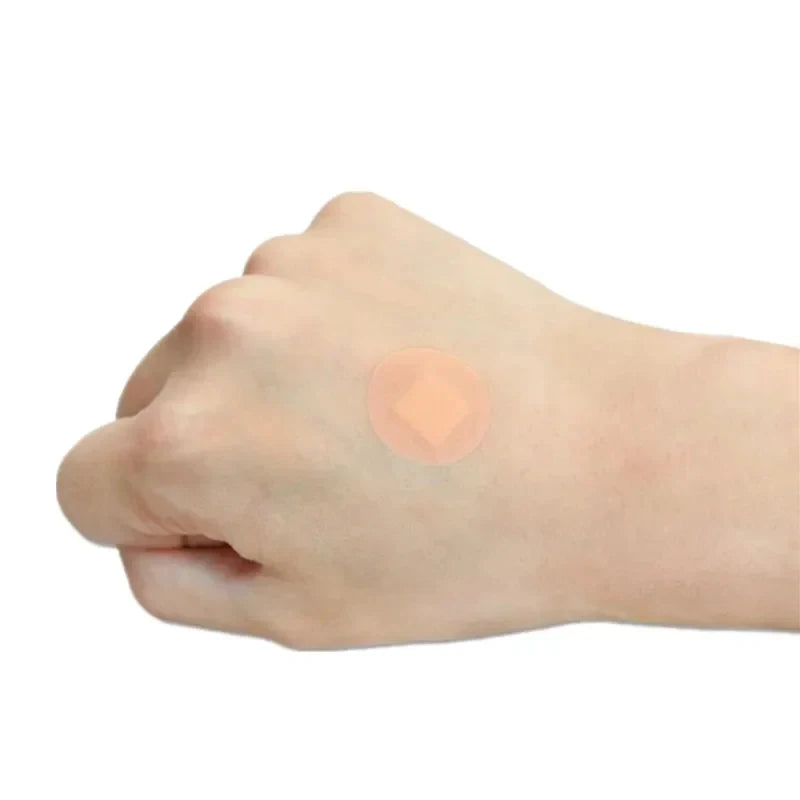 10-100Pcs Mini Round Band Aid Skin Color Wound Dressing Plaster First Aid Patch Breathable Waterproof Adhesive Bandages Tape