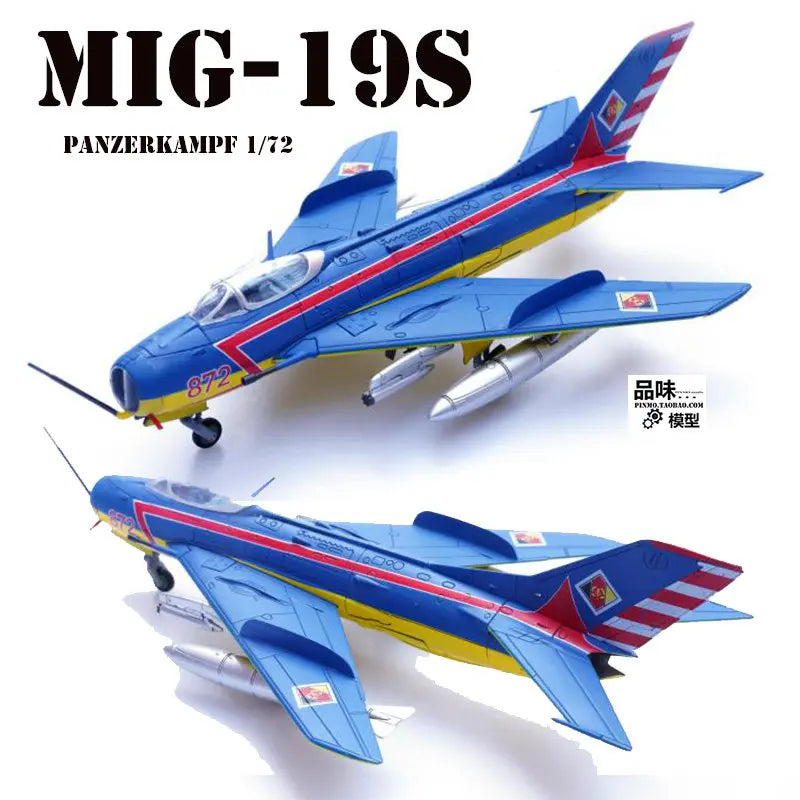 Panzerkampf Mig 19S Fighter Aircraft Model 1 72 Scale East German Hunting Squadron Diecast Collectible For Aviation Collectors