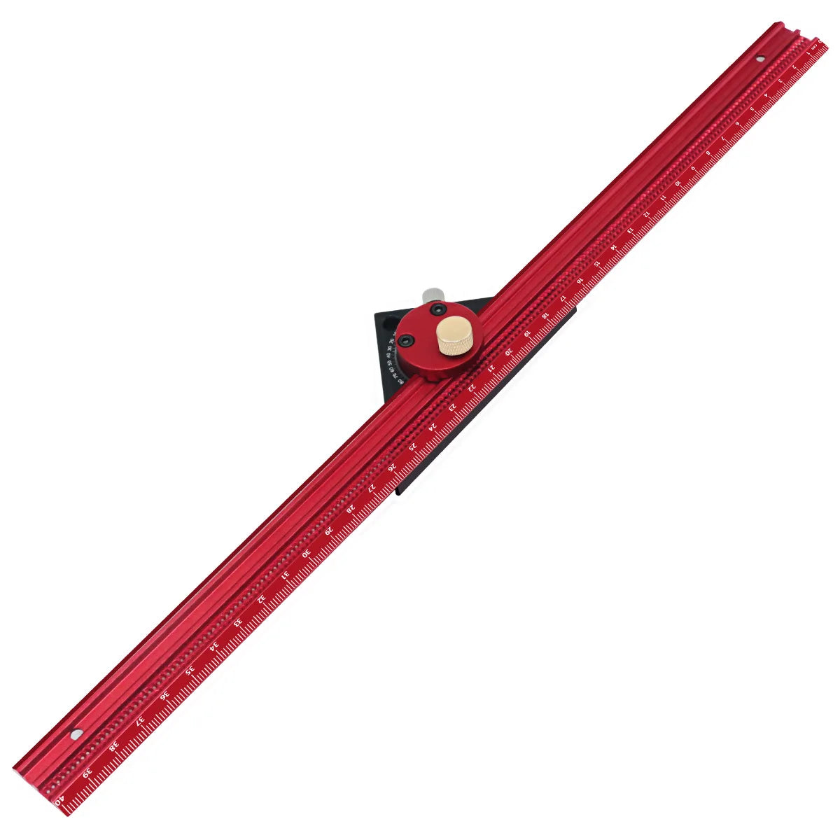 T-Type Woodworking Line Ruler 360 Degree Combination of Triangle Ruler and Straightedge Carpenty Marking Gauge Layout DIY