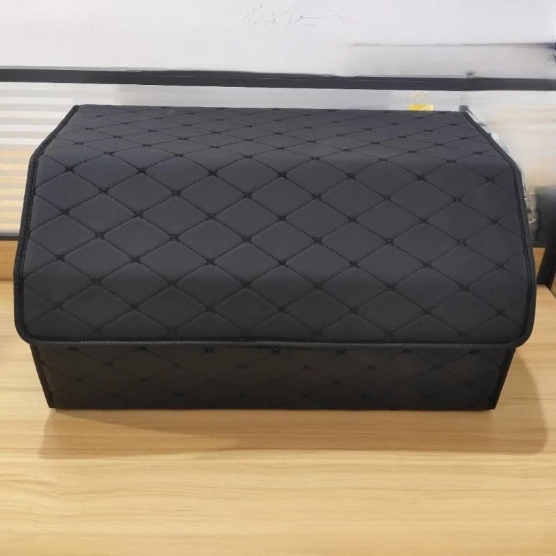 Car Trunk Storage Car Trunk Storage Box Leather Folding And Organizing Box Supplies And Gifts