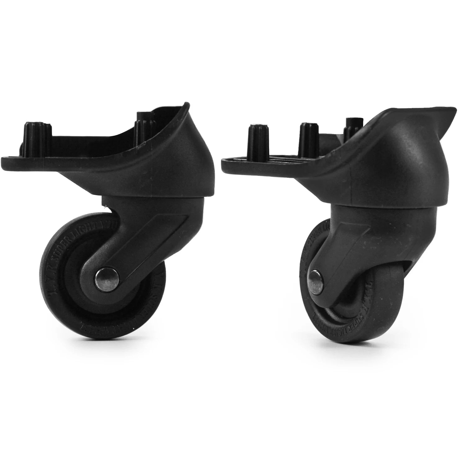 GUGULUZA 1 Pair Replacement Luggage Wheel Repair Suitcase Bag Parts Spinner Wheels Casters for Travel Case Customs Box ST0044