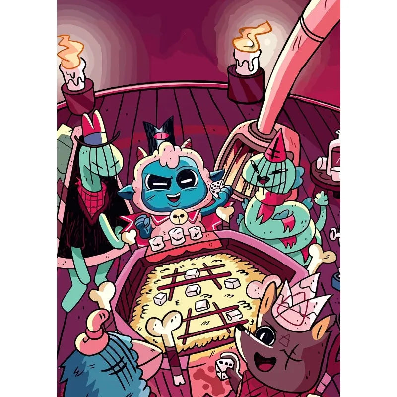 Classic Video Game Cult of The Lamb Anime Adventure Posters Print Canvas Painting Modern Wall Art Kids Bedroom Home Decor Gift