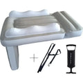 Portable Toddler Airplane Bed Foldable Airplane Mattress Portable Air Bed Seat Extender Sleeping Mattress For Road Car Trav Q3R1