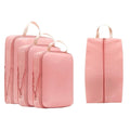 4pcs/set Large Capacity Luggage Compartment Packing Bag Lightweight Multifunctional Travel Storage Bag Cloth Separate