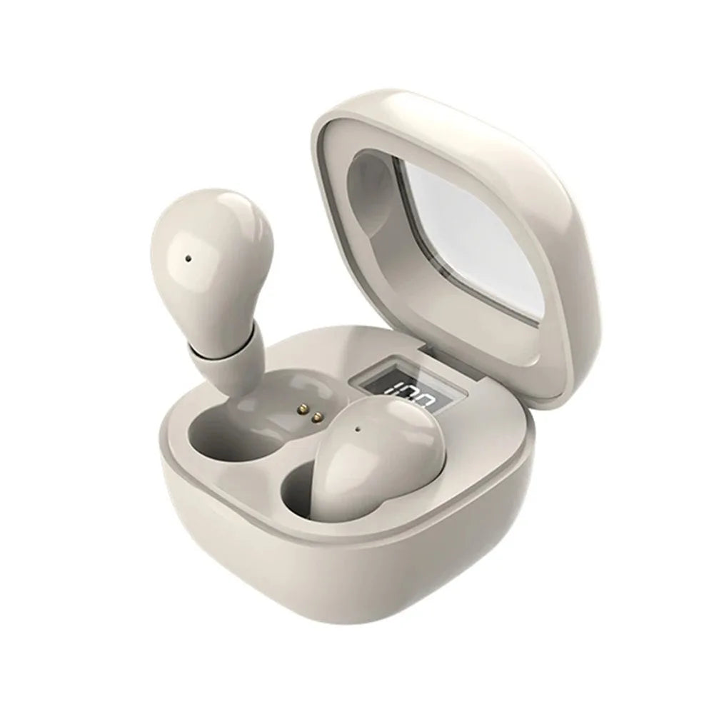 Mini TWS Wireless Bluetooth Headphones In-Ear Invisible Sleep Earbuds With Mic Noise Cancelling Earphones HiFi Music Headset