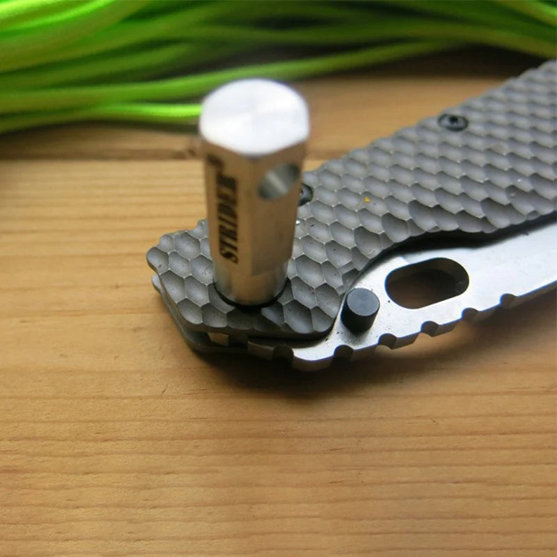 CNC Custom Stainless Steel Knife Spindle Screws Wrench Spanner For Strider SMF SNG Knives Screwdriver DIY Making Remove Tool