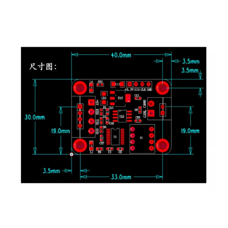 TTL serial port to CAN bus module TTL to RS232 module Serial port to CAN transparent transmission communication data module