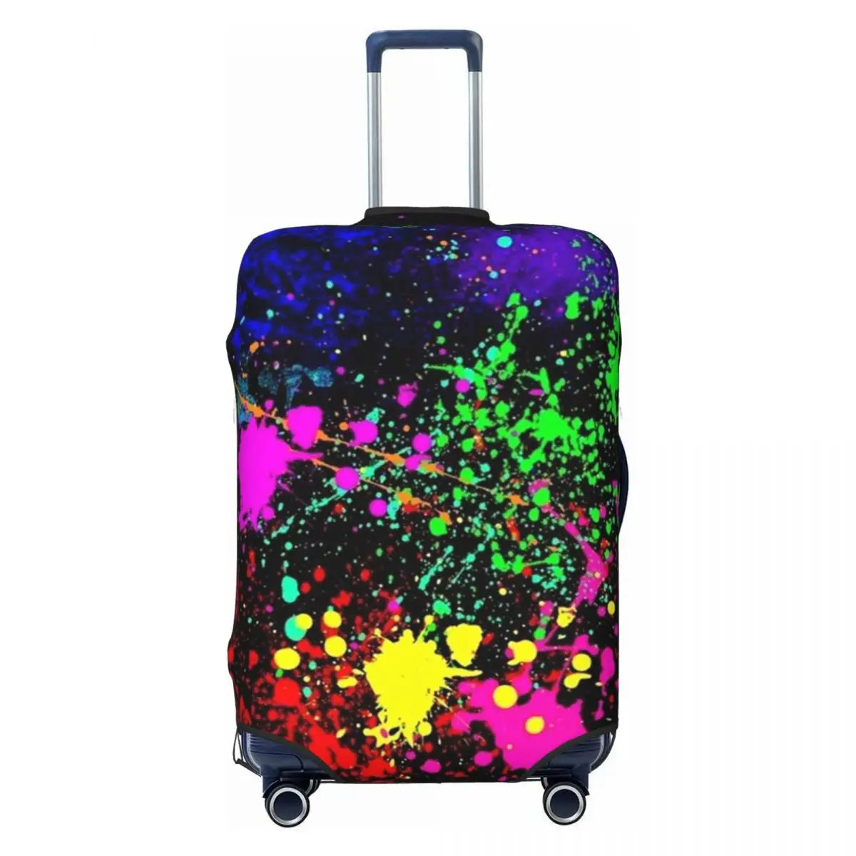 Custom Colorful Abstract Graffiti Camouflage Pop Art Suitcase Cover Dust Proof Travel Luggage Covers for 18-32 inch
