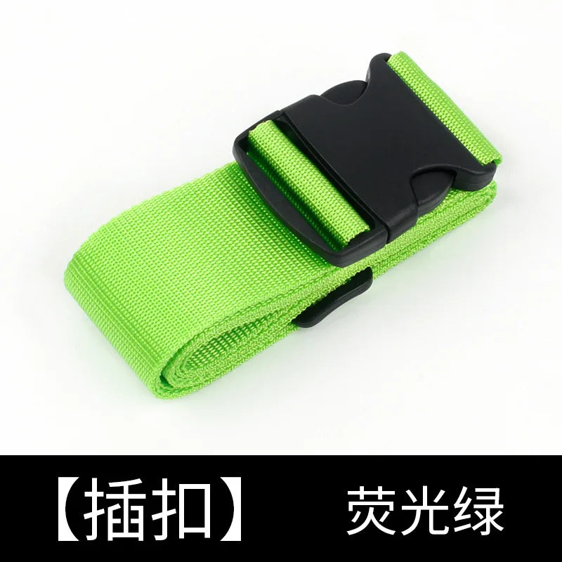 Straight Shaped Luggage Straps for Suitcase, Polyester Luggage Belt with Adjustable Release Buckle Travel Accessory ﻿