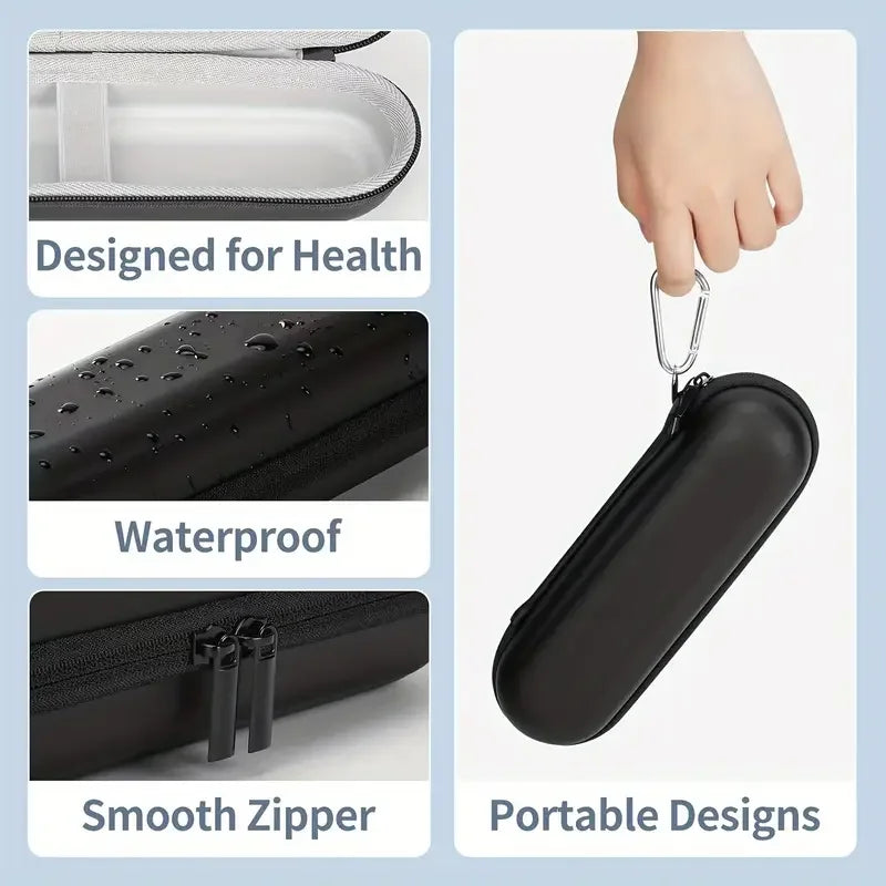 Case for Braun Oral B/Oral-b Pro/Philips Sonicare/Sonic Electric Toothbrush with Accessories Storage, Portable Holder Protective