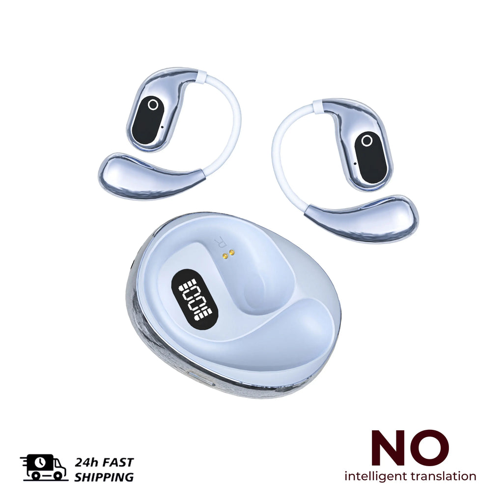 Ai Translator Headphones 144 Languages Wireless Real Time Translation Bluetooth Headset Waterproof Earbud For Business Travel