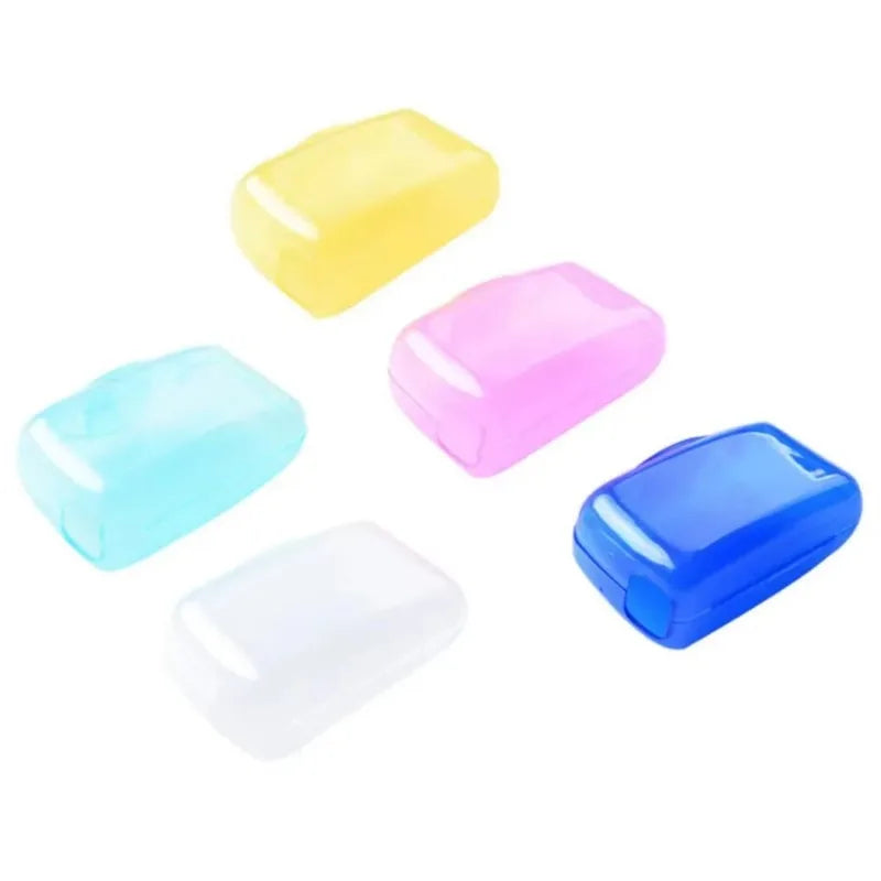 5pcs Portable Toothbrush Head Protective Cover Dustproof Head Cover Toothbrush Head Protective Case for Travel Hiking Camping