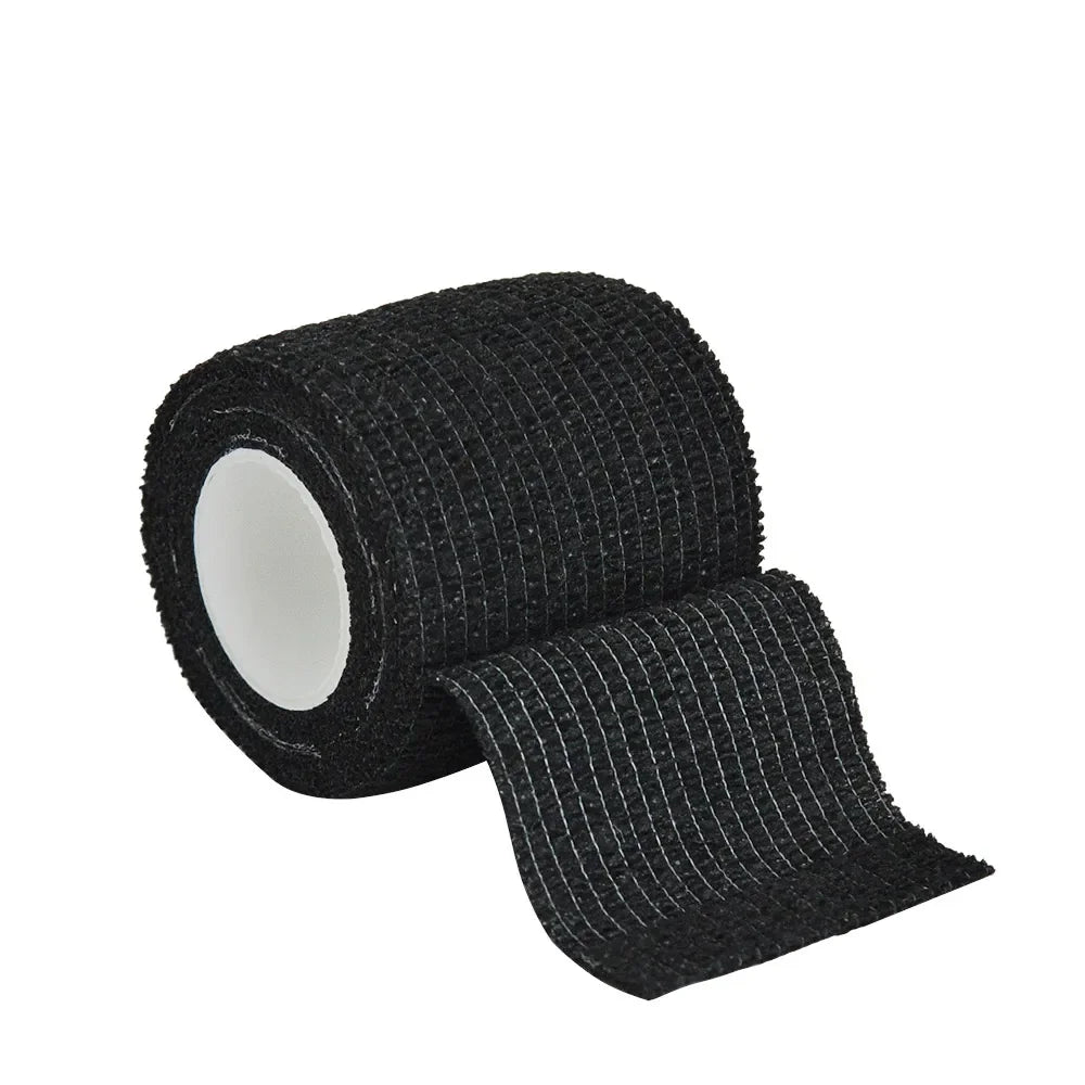 1/6roll 2.5/5/7.5/10cm*4.6m Non Woven Elastic Self Adhesive Bandage Cohesive Bandage for Sports Fixing Finger Wrist Leg