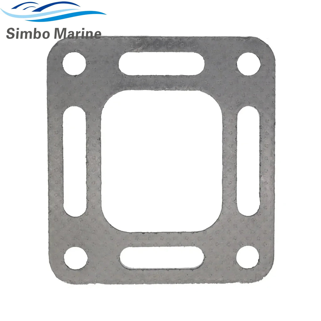 4 Pcs Exhaust Elbow Gasket 27-87105 Fits for Mercruiser V6 V8 4.3 5.0 5.7 6.2 7.4 8.2 L Sterndrive 27-863726 27-860232 27-818832