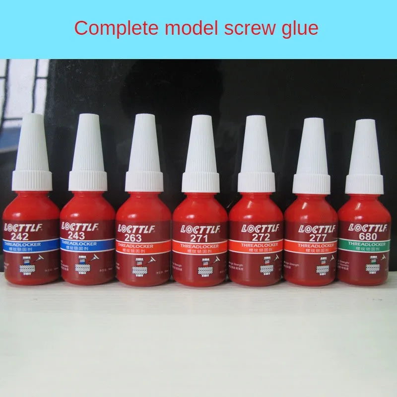 243 Screw Fastening Adhesive High Strength 271 Anti-loosening Glue Metal Thread Sealing Agent 242 Anaerobic Glue 10ml