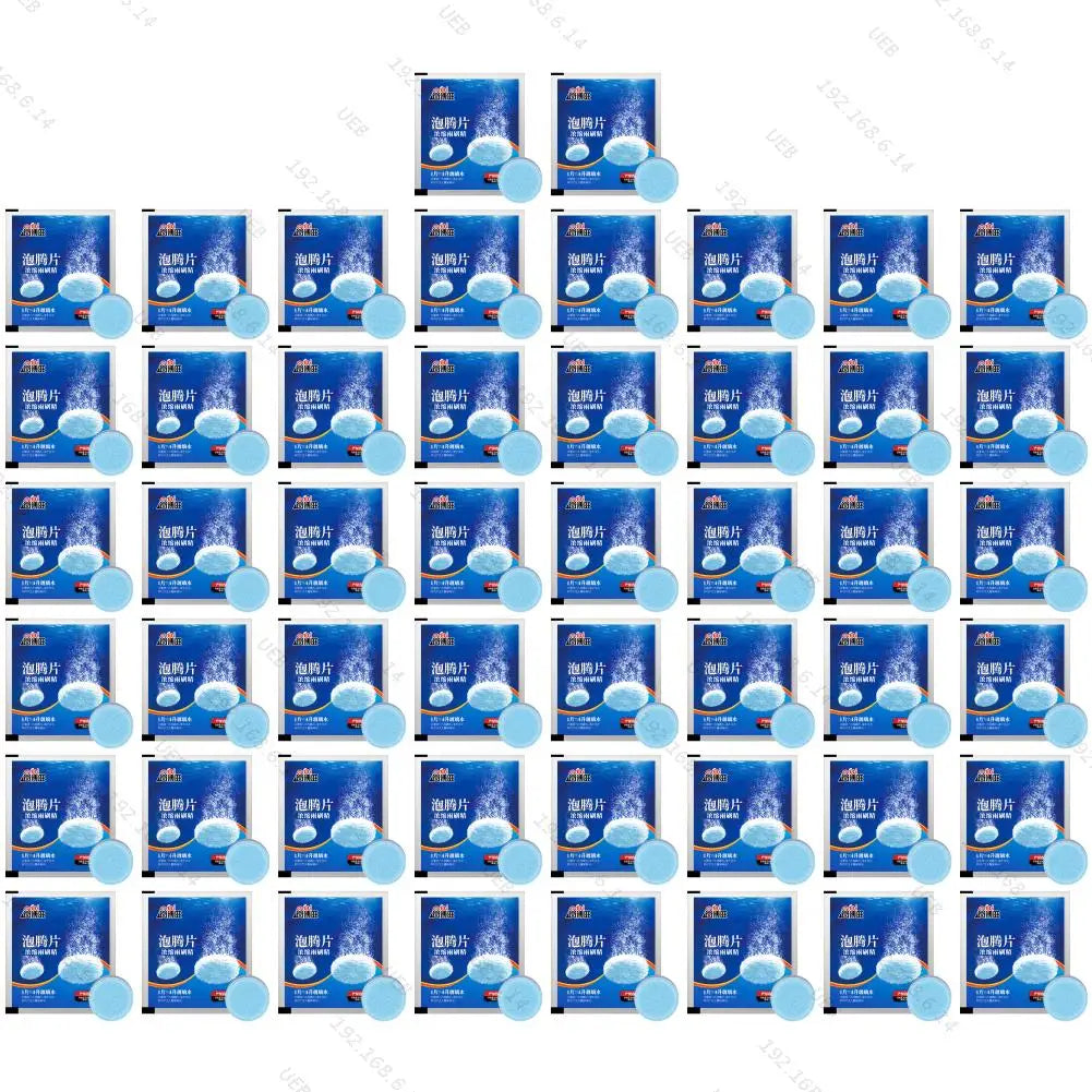 Effervescent Tablets Cleaning Auto Wiper Glass Solid Cleaning Concentrated Tablets Detergent Car Windshield Glass Solid Cleaner