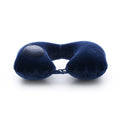 Press on Inflatable Pillow to Relax Neck Travel U-shaped Pillow Foldable and Portable with Leak Proof Device Ordinary U-shaped