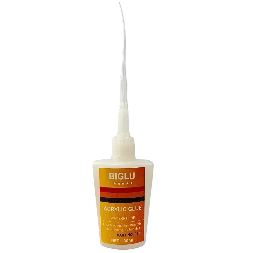Transparent Liquid Instant Glue for Acrylic Organic Glass PMMA Board PC 30 Seconds Quick Bonding Waterproof Adhesive