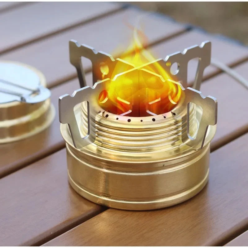 A Pair Camping Alcohol Stove Cross Stand Stainless Steel Boiler Rack Tools Thermostability Outdoor Travel Card Furnace Support