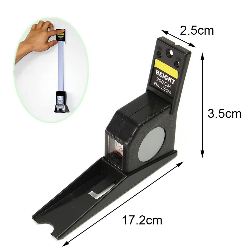 Ultrasonic Height Measurement Meter High Accuracy Digital Height Measuring Ruler Height Measuring Stadiometer for Adults Kids